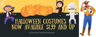 Halloween Costumes at Community Clothing Assistance