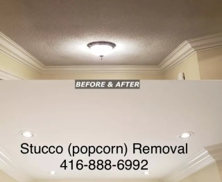 stucco texture ceiling removal - plaster -