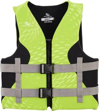 New STEARNS HYDROPRENE TYPE III PDF -- LIFE VEST / JACKET -- COAST GUARD APPROVED - Only $24.95