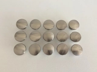 15 Round Modern Stainless Steel Knobs