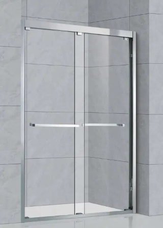 SLIDING GLASS SHOWER DOOR FOR BATH TUB AND STAND-UP SHOWER