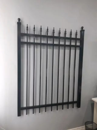 Railing fencing gate metal fence 8ft panel 416 3016462 Aluminium