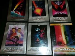 STAR TREK Collection of DVDS