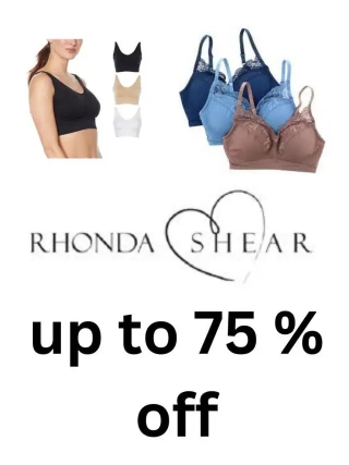 Blowout Sale on Rhonda Shear Bras & Underwear