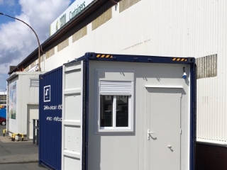 Sale of Box-in-box office container/living container