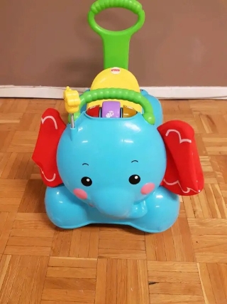 Fisher Price 3 in 1 Bounce, Stride and Ride elephant