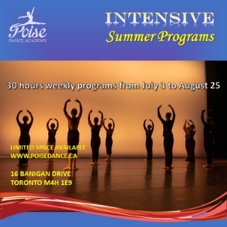 Intensive Summer Dance Program - Leaside and East York
