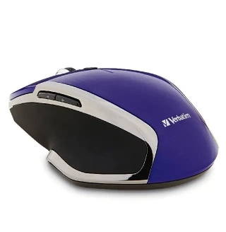 VERBATIM wireless notebook 6-button deluxe blue LED mouse - 5479774