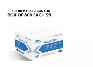 INTCO AdvanCare Medical Nitrile Examination Gloves|, $5/BOX