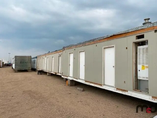 6-Trailer Artisan 30-Man Camp w/ Kitchen/Bathroom Trailer