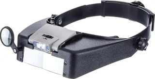SEÂ® ILLUMINATED MULTI-POWER DUAL-LENS HEAD MAGNIFIER -- Amazon.ca price $39.95 -- Our price only $14.95!