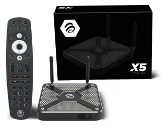 BuzzTV X5 64 Al & X5 128 Al Android 11 4k UHD OTT STB EMU Streaming Media Player Internet TV buzz Box BT400 remote