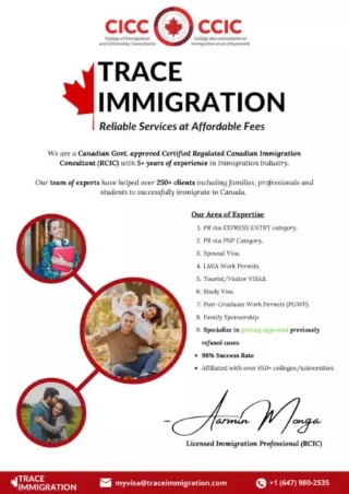 Trace Immigration | Affordable + Reliable Services 647-980-2535