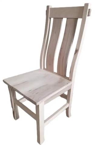 Amish Mennonites Handcrafted Custom Built Mission Ladder Back Local Wood Dining Chair Kits - Ship Across Canada